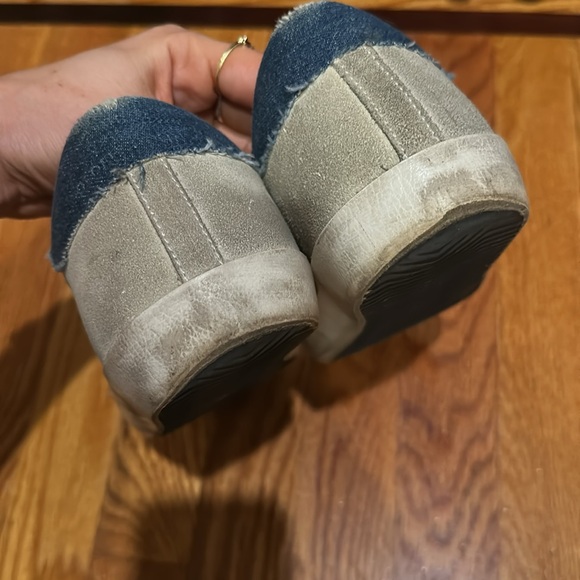 Golden Goose Superstar distressed snake-effect leather and suede sneakers SZ 38 - Picture 10 of 10